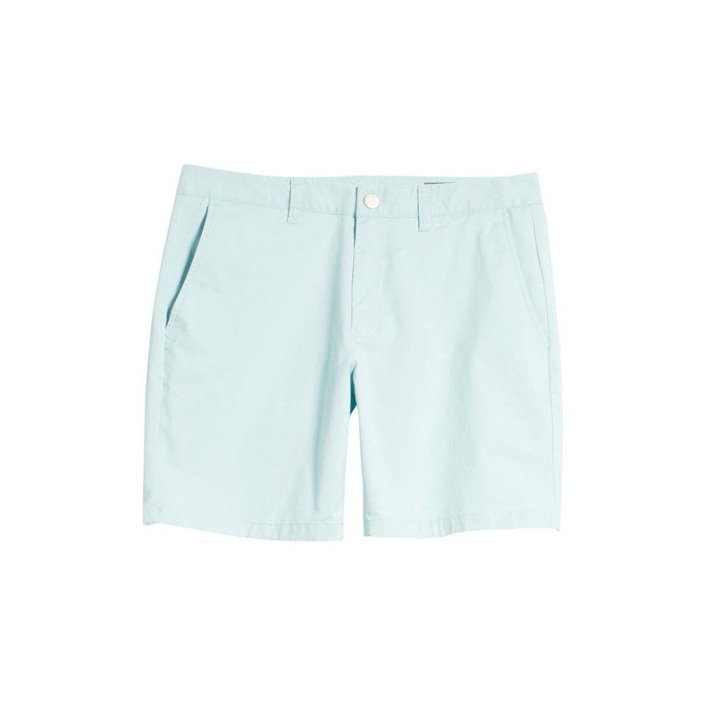 SOLd BONOBOS Mens Aqua Blue Stretch Washed Chino 7 inch Shorts Sz 31 NWT - Picture 4 of 13